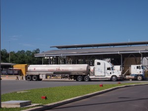 panorámica de zona de cargaderos