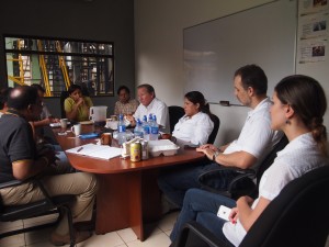 reunion en planta de Cala & Blanco 