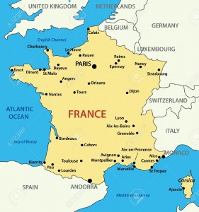 Mapa de Francia