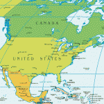 MAPA DE AMÉRICA DEL NORTE
