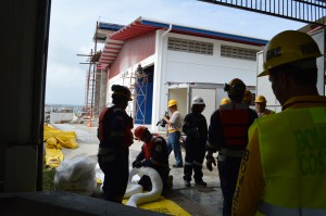 Bodega y equipo de contención de derrames