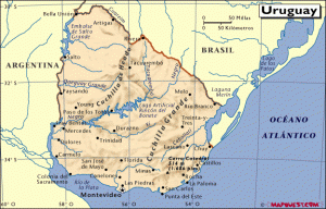 Mapa de Uruguay