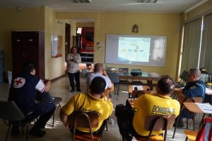 capacitación a Bomberos