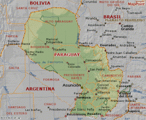 Mapa de Paraguay