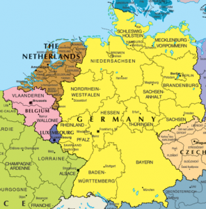 Mapa de Alemania