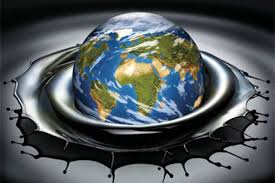 Esfera terrestre y petróleo