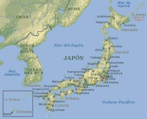 Mapa de Japón
