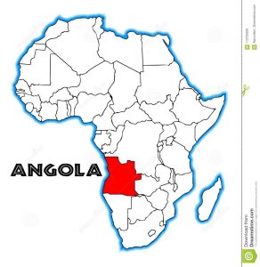 Mapa de Angola
