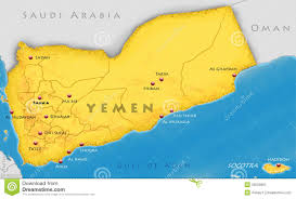 Mapa de Yemen