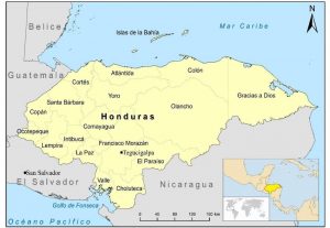 Mapa de Honduras
