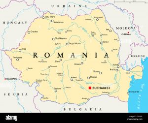 Mapa de Rumanía