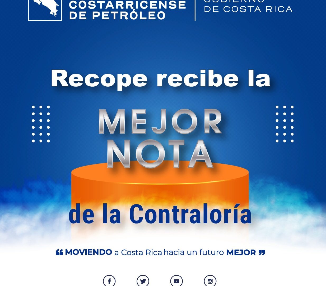 Recope recibe la mejor nota de la Contraloría