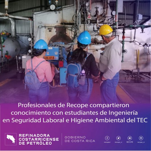 Profesionales de RECOPE comparten con estudiantes-Ingeniería-Seguridad-Laboral-e-Higiene-Ambiental-TEC