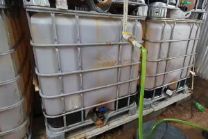 Durante la inspección judicial se ubicaron 6.000 litros de diésel distribuidos en seis tanquetas.