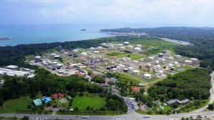 Vista panorámica de la Terminal Moín.