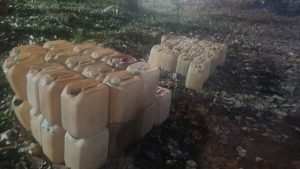 Decomiso de combustible en Esparza